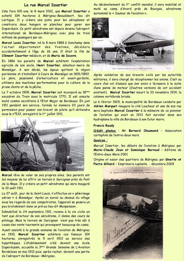Marcel Issartier, Francis Baudy