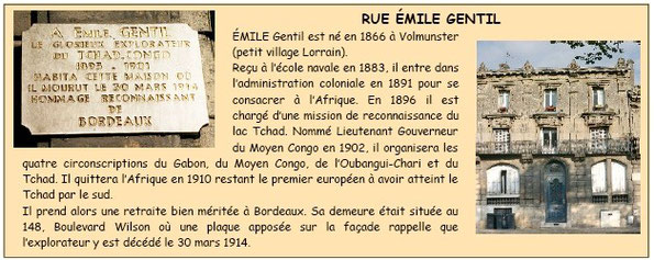 Rue Emile Gentil Bordeaux