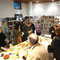 moment gourmand du vernissage…