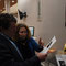 Jean-Louis David découvre l'exposition